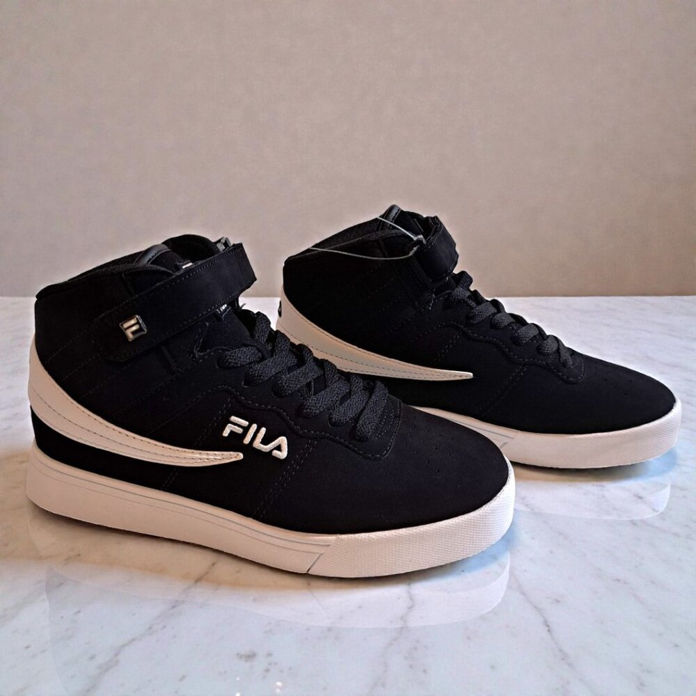 Fila Women’s Size 7 Vulc 13 Black / White High-top Sneakers NWOTB (See Disc.)